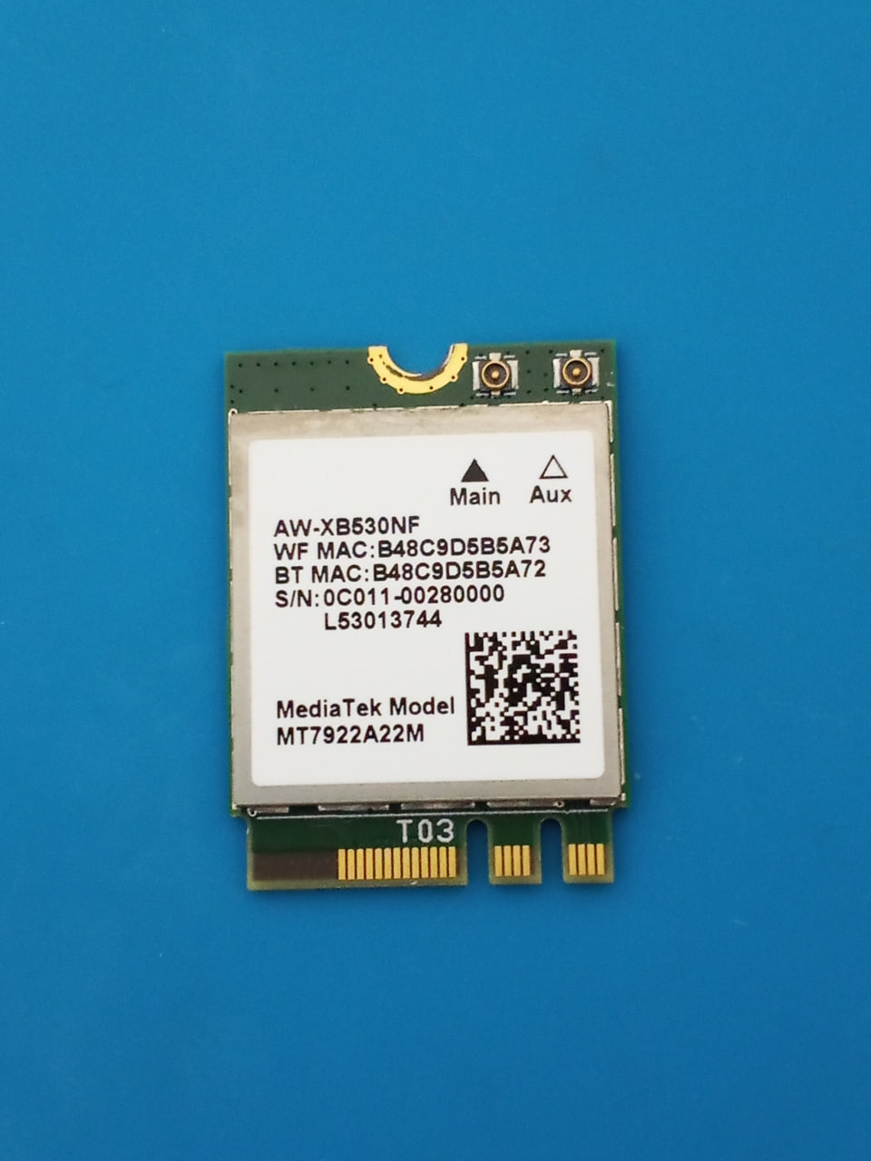 MediaTek WIFI Card ROG OEM MT922